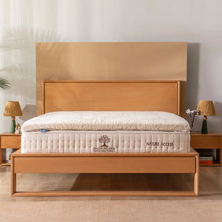 %100 Pamuk Kılıflı Doğal Lateks Yatak Pedi